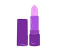Lipstick for make up. Flat icon. Vector illustration on white background. Royalty Free Stock Photo